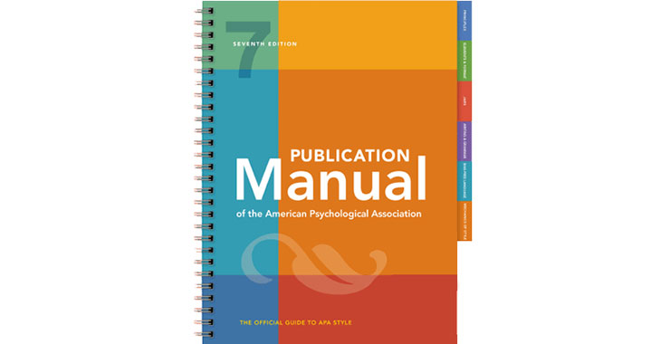 Publication Manual Of The American Psychological Association, Seventh ...