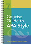 Cover of Concise Guide to APA Style, Seventh Edition (small)