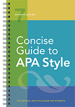 Cover of Concise Guide to APA Style, Seventh Edition (medium)