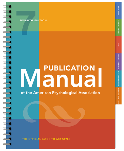 Publication Manual of the American Psychological Association ...