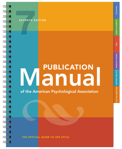 7th Edition Publication Manual 