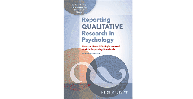 Reporting Qualitative Research in Psychology